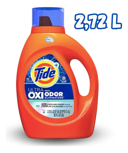 Detergente Líquido Concentrado - Tide Ultra Oxi 2,72 L