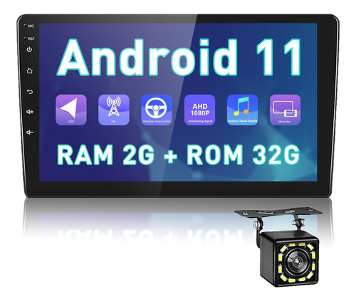 2+32g 9'' Android 11 Coche Estéreo 2din Wifi Gps