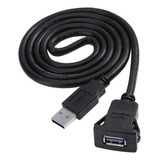 1m / 3.1ft Solo Puerto Panel Usb Montaje Empotrado Cable