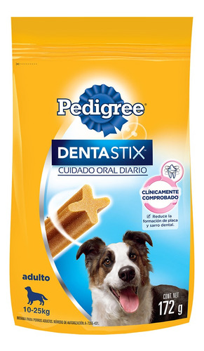 Dentastix Snack Pedigree Higiene Oral Perro Adulto 172 G
