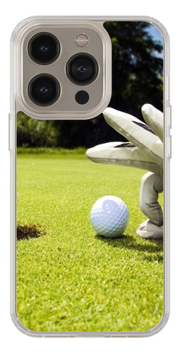 Funda Transparente Para iPhone  Diseños Campo Golf )