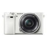  Sony Kit Alpha 6000 16-50mm Oss Ilce-6000l Sin Espejo Color  Blanco