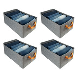 4 Cajas Organizadoras Multiusos: Plegables Y Resistentes