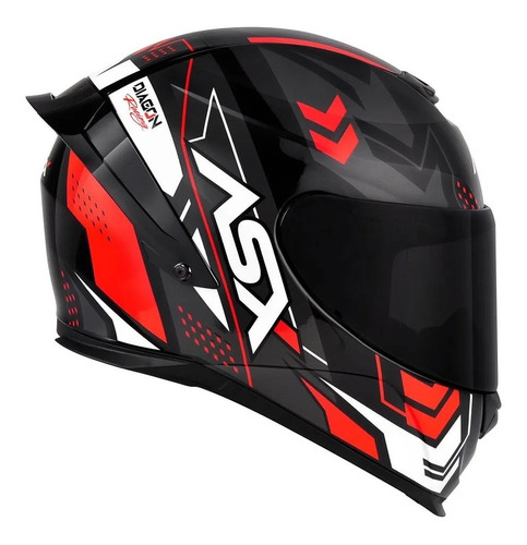 Capacete Fechado Moto Asx Eagle Racing Diversos Modelos