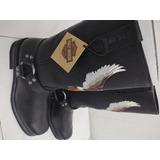 Botas De Piel Harley Davidson Originales