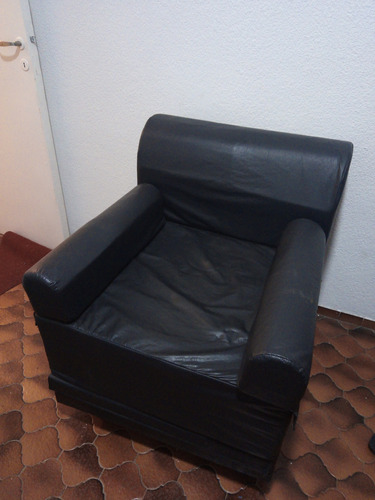 Sillón Convertible En Cama - Cuero