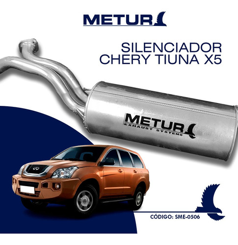 Silenciador Chery Tiuna X5 2015/18 Foto 5