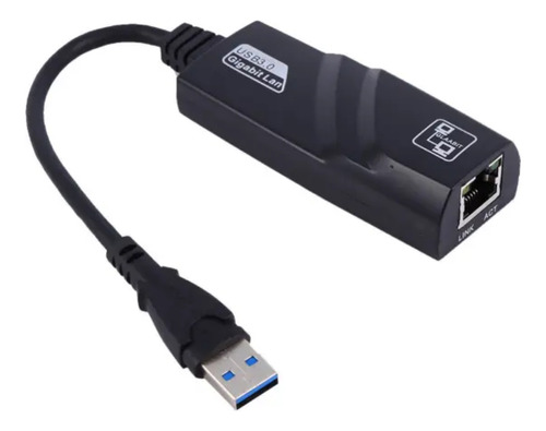 Adaptador Ethernet Usb 3.0 A Rj45 Gigabit Lan 1000 Mbps