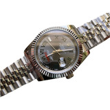 Reloj Rolex Datejust Automatico Zafiro 40mm Wimbledon Plata