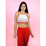 Top Deportivo Rojo Sexy Sports Bra Mujer (bonita & Fitness)