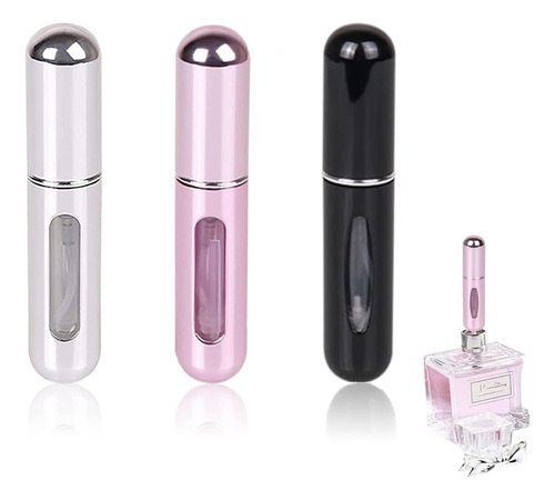 3pcs Mini Atomizador Perfume Viaje Y Salir 5ml