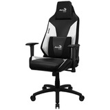 Silla Gamer Aerocool Admiral Azure Blanco/negro Ergonómica Color Blanco Material Del Tapizado Cuero Sintético