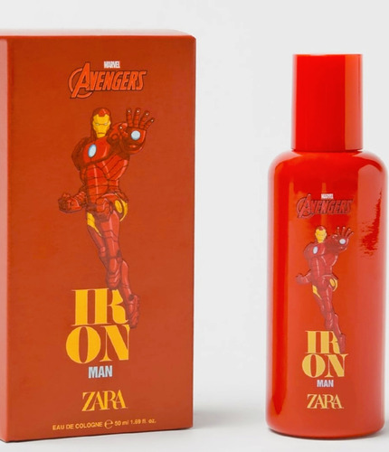 Perfume Zara Iron Man Avengers Marvel Niño Original
