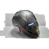 Figura Iron Man Casco Avengers Tony Stark Luz Y Abre Con Voz