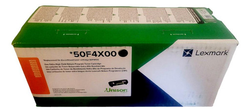 Toner Lexmark 50f4x00 Original Facturado