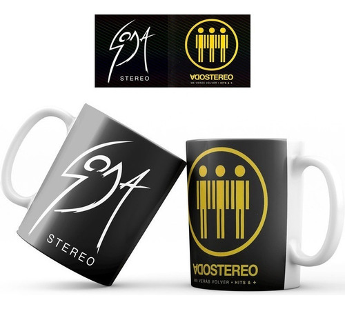 Pocillo Mug - Soda Stereo - Bandas Musicales