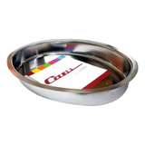 Fuente Oval Legumbrera 42 Cm Profunda Ensaladera Acero Carol