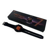 Relogio Smartwatch Remosu Nfc Hw29 Pro Redondo Preto 46mm