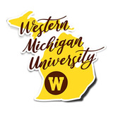 Calcomanía De Vinilo De Universidad Western Michigan W...