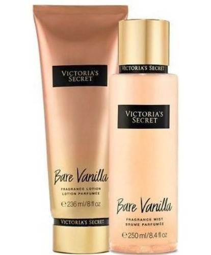 Kit Victoria's Secret Bare Vanilla Body Splash+creme 250ml 