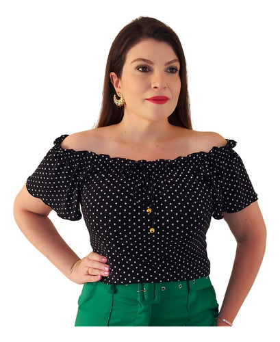 Blusinhas Do P Ao Gg Plus Size Ciganinha Feminina Estampas