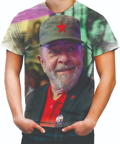 Camisa Camiseta Personalizada Ex Presidente Lula Hd 05