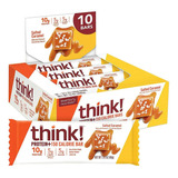 Think Thin - Barra De Proteína Sabor Caramelo 400g