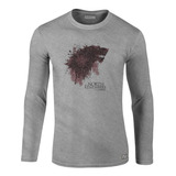 Camiseta Manga Larga Camibuso Game Of Thrones Lobo Rojo Ikl