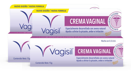 Set X 2 Un De Crema Vagisil Vaginal 15gr Cuidado Intimo