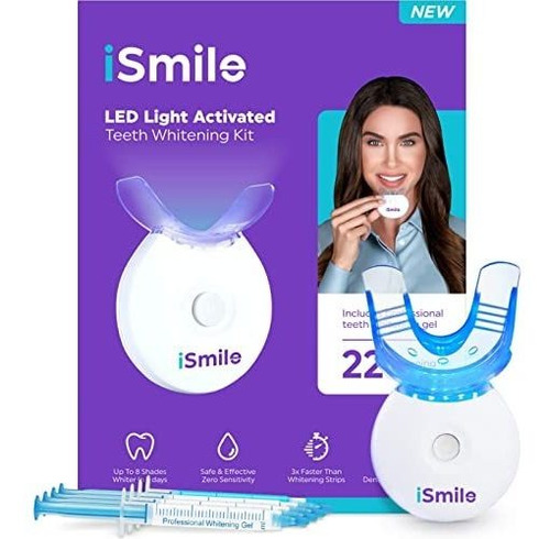 Ismile Kit De Blanqueamiento Dental - Luz Led, 35% Peróxido