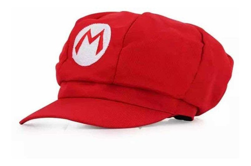 Gorra Boina Mario Bros, Con Logo Bordado