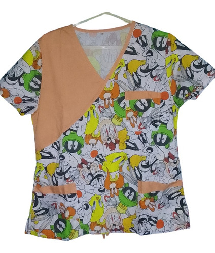 Chaqueta Ambo Médico Mujer Estampado Looney Tunes