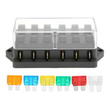 Soporte Impermeable Blade Fuse De 6 Vías Para Automóviles De