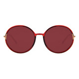 Óculos De Sol Feminino Chilli Beans Redondo Clássico Vinho R