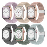 6 Correas Trenzadas Para Apple Watch Ultra 8 7 Se 6 5 4 3 2