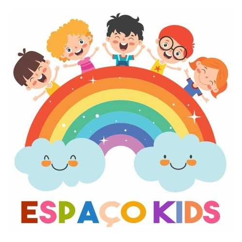 Adesivo Papel Parede Decoração Arco Iris Espaço Kids 3.20m