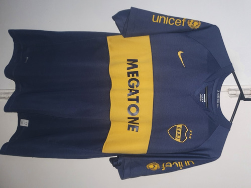 Camiseta Boca Juniors Nike Titular 2007 Megatone Hugo Ibarra