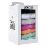 Pack X 7 Pares Medias Sox Par Semanal Cortas Soquete Colores