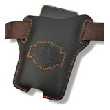 Porta Celular Biker-harley Davison 100% Piel