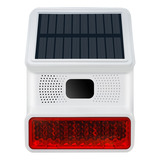 Alarma Óptica Acústica Ip65, Alarma De Movimiento Solar, Luz