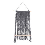 Estante Colgante De Pared De Macramé, Bohemio, Para Decoraci