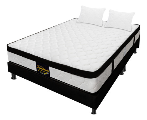 Combo Resortado Queen Versalles + Base Cama + Almohadas