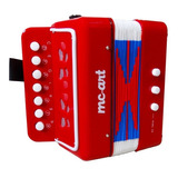 Acordeon Infantil Mc-art Lt214 Infantil Instrumento Musical