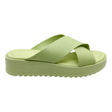 Sandalias Mujer Zuecos Plataforma Livianas Confort 6492 Tks