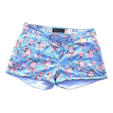 Short Stretch Floreado Para Mujer Talla 5 Lee Algodón Spande