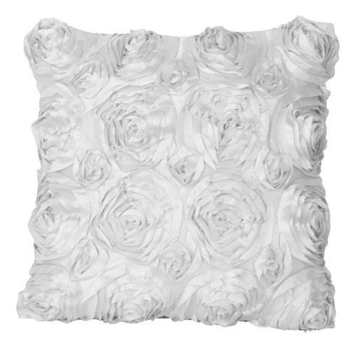 Funda De Cojín Romántica Efecto Espiral Flor Rosa 3d /