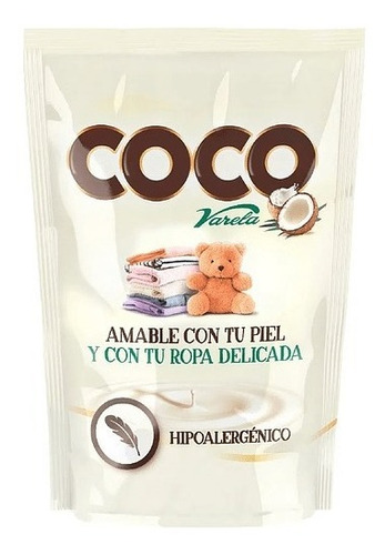 Detergente Liquido Coco Varela 900 Ml Doypack