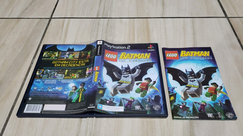 Lego Batman The Videogame Do Ps2 Só A Caixa Sem O Jogo!