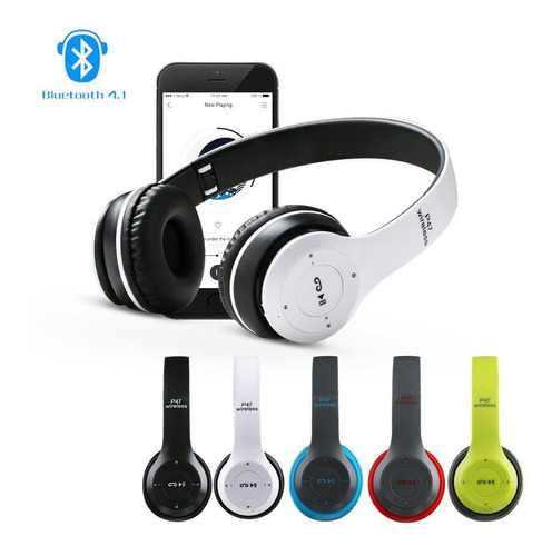 Auricular Bluetooth Vincha Micro Sd Radio Fm Inalambrico