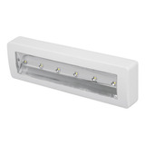 Lampara Emergencia Recargable 6 Leds Voltech 47224 Color Blanco